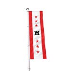 Banier Drenthe 120x350cm (voor baniermast 7 meter), Nieuw