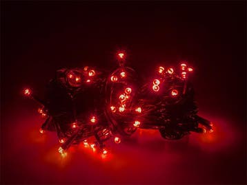 Kerstverlichting Rood 16 Meter 200 LEDs - 8 Standen, Ophalen of Verzenden, Nieuw
