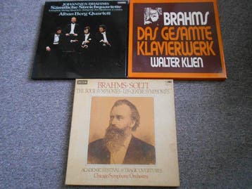 Brahms - 3 Box sets: Brahms: Solti, Klien, Alban Berg Q., 13, Nieuw in verpakking
