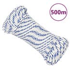 vidaXL Boot touw 5 mm 500 m polypropyleen wit, Verzenden, Nieuw