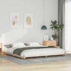 vidaXL Bedframe Bruin 180 x 210 cm Massief grenenhout, Huis en Inrichting, Slaapkamer | Bedden, Verzenden, Nieuw, Bruin, Hout