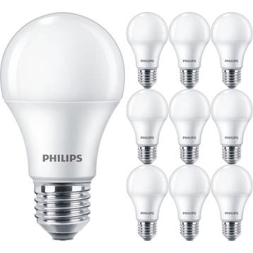 Voordeelpak PHILIPS - LED Lamp E27 10 Pack - Corepro LEDbulb, Ophalen of Verzenden, Nieuw, E27 (groot), Led-lamp