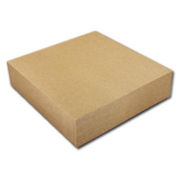 Taartdoos 30x30x8cm. Kraft 50st, Verzenden, Nieuw