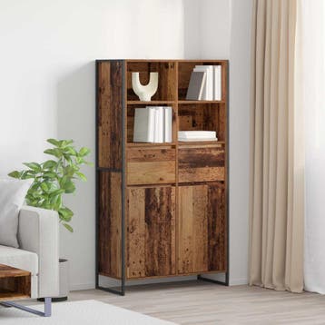 vidaXL Dressoir Oud Hout 81 x 36 x 150.5 cm Bewerkt hout, Verzenden, Nieuw, Overige houtsoorten, Minder dan 50 cm