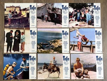 Tintin - Ensemble de 9 photos promotionnelles - Tintin et le, Nieuw