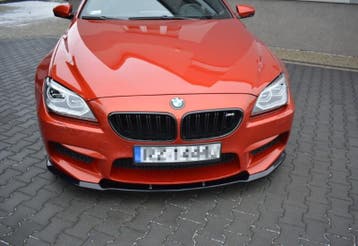 Voorspoiler BMW M6 GRAN COUPÉ Glanzend Zwart, Ophalen of Verzenden, Nieuw