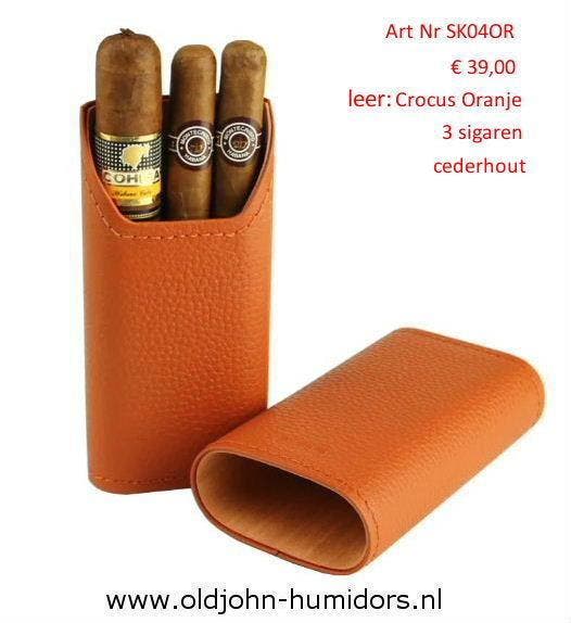 SIGARENKOKERS ADORINI – leer + RVS – DIRECT UIT VOORRAAD skv, Verzamelen, Rookartikelen, Aanstekers en Luciferdoosjes, Tabaksdoos of Verpakking