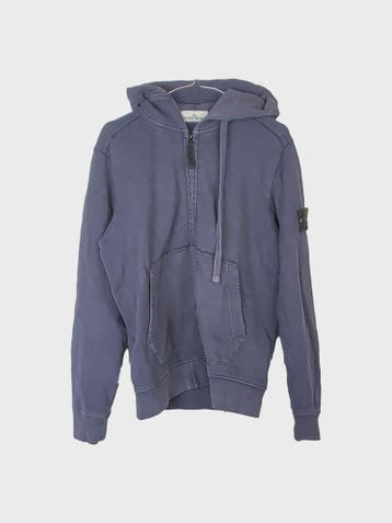 Stone Island Hoodie Heren maat M Marineblauw, Ophalen of Verzenden, Maat 48/50 (M), Blauw, Stone Island