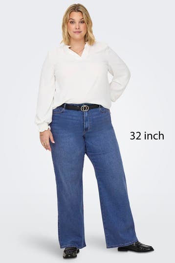 ONLY wide jeans Snow Maat:, Kleding | Dames, Verzenden, Nieuw, Overige kleuren