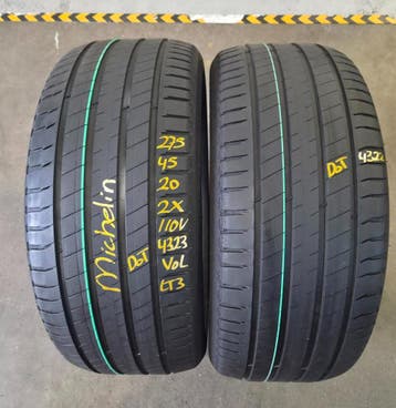 275/45/20 110V VOL MICHELIN ZOMERBANDEN 5,7MM PROFIEL 2X, Ophalen, Gebruikt, 275 mm, Band(en)