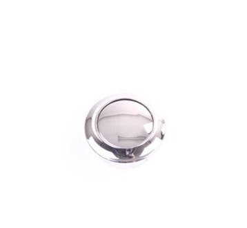 Knop+Ring Pushlock Nikkel Gepolijst 2st., Ophalen of Verzenden, Nieuw
