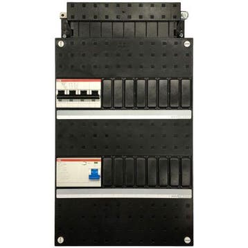 ABB groepenkast 1 krachtgroep 3P+N, 1 aardlekschakelaar 4-p,, Ophalen of Verzenden, Nieuw