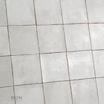 Mat witte handvorm tegels cotton white 13x13, Doe-het-zelf en Verbouw, Verzenden, Nieuw