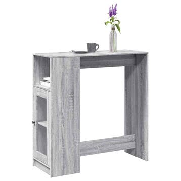 vidaXL Bartafel met rekken 101x40x103,5 cm bewerkt hout, Verzenden, Nieuw