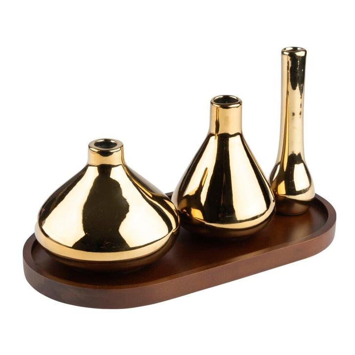 Vaasjes op Plank, Huis en Inrichting, Keuken | Servies, Nieuw, Verzenden