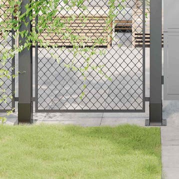 vidaXL Paondervoeten vierkant 4st 91x91mm gepoedercoat staal, Verzenden, Nieuw