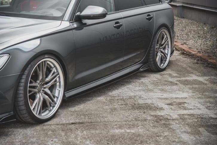 Side Skirts Diffusers Audi A6 / A6 C7 S-line/ S6 C7 Facelift, Auto-onderdelen, Carrosserie en Plaatwerk, Nieuw, Verzenden