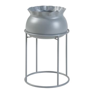 Plantenstandaard Assen 38x23,5 cm grijs [en.casa], Verzenden, Nieuw