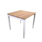 Recht N-poot bureau, 80 x 80 cm, Overige plaatsen, Ophalen of Verzenden, Nieuw in verpakking, Bureau