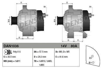 Dynamo / Alternator CITROËN C1 (1.0), Auto-onderdelen, Ophalen of Verzenden, Nieuw