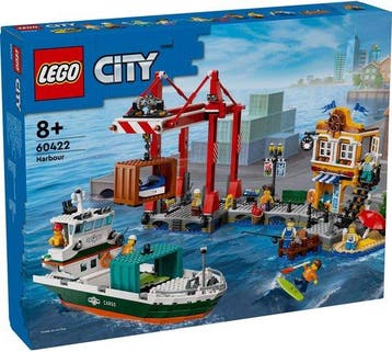 LEGO City Haven met vrachtschip speelgoed - 60422, Verzenden, Nieuw