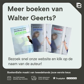Handboek voor leraren - Walter Geerts 9789046907221, Boeken, Verzenden, Zo goed als nieuw, Walter Geerts
