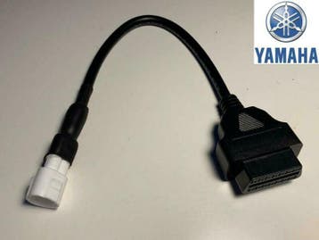Yamaha motorbike 3 pin naar 16 pin verloopkabel – adapter  P, Ophalen of Verzenden