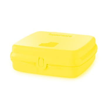 Tupperware Eco Sandwichdoos Geel, Huis en Inrichting, Keuken | Tupperware, Ophalen of Verzenden, Nieuw, Geel