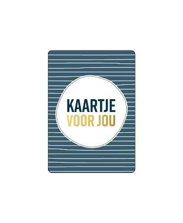 1x Mini kaartje kaartje voor jou (Cadeaukaarten A7), Diversen, Wenskaarten, Nieuw, Ophalen of Verzenden