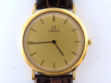 Omega - De Ville – Champagne Dial - Gold Plated - Zonder, Nieuw