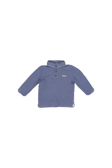 Boss Polo Jongens in maat 74 Blauw, Verzenden, Zo goed als nieuw, Boss, Jongen of Meisje