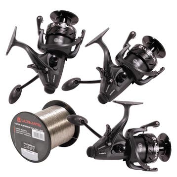 Ultimate ULX Carp 10000 - 3pcs combo with nylon, Verzenden, Nieuw