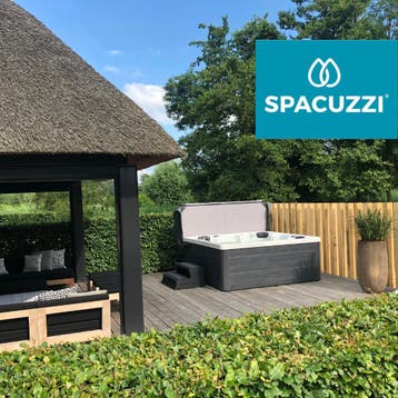 Op zoek naar een jacuzzi in jouw tuin? Ontdek een SPACUZZI, Tuin en Terras, Nieuw, Pomp, Vast