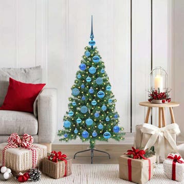 vidaXL Kunstmatig Voorverlicht Kerstboom met 150 LED Groen, Verzenden, Nieuw