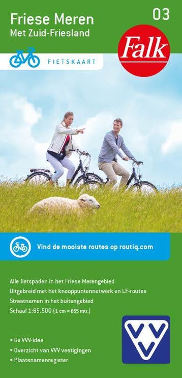 Falk Vvv Fietskaart 03 Friese Meren |  | Nieuw, Ophalen of Verzenden, Nieuw