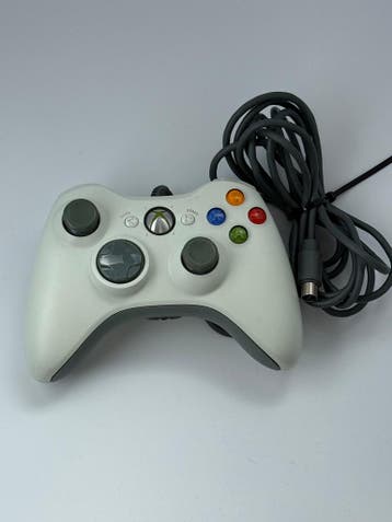 Xbox 360 Controller – Bedraad – Wit, Verzenden, Gebruikt
