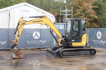 Veiling: Rupsgraafmachine Yanmar ViO57-6B Diesel 2021, Ophalen, Graafmachine