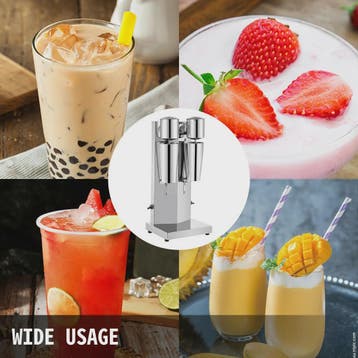 Professionele Dubbele Milkshake Maker - 800ML RVS - Automati, Verzenden, Nieuw