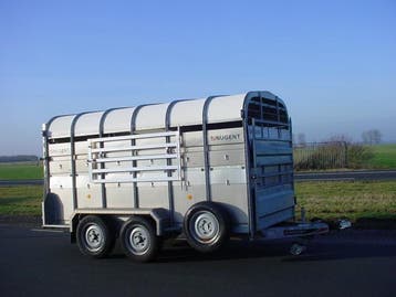 Nugent LC3618H dubbeldek afm. 371x180x190cm 3500kg, Ophalen, Gebruikt, Overige materialen, Overige typen