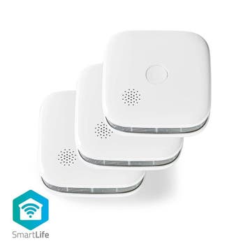 Nedis SmartLife Rookmelder set van 3 stuks incl., Ophalen of Verzenden, Nieuw