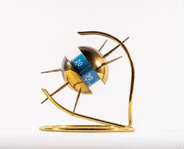 BGM - Thermometer - Messing - Sputnik-thermometer