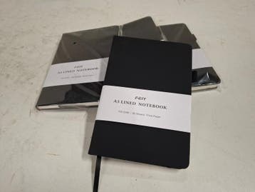 Ca 400x notitieboek A5 lined notebook, Nieuw