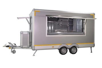 Mobiele keuken Elite 420 | RVS foodtrailer | Op voorraad, Ophalen