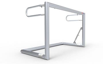 Inklapbaar Aluminium Voetbaldoel 160x100x80 cm, Sport en Fitness, Voetbal, Ophalen of Verzenden, Nieuw, Overige typen