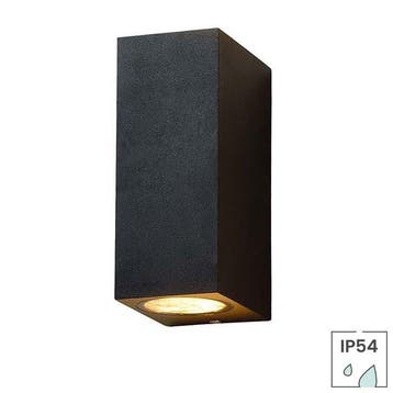 Buitenlamp zwart IP54 waterdicht | Tuinverlichting wandlamp, Verzenden, Minder dan 50 watt, Wandlamp, Nieuw