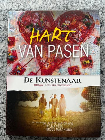 Hart van Pasen – De kunstenaar (+ dvd), Gelezen, Verzenden, Lisette van de Heg, Wilma Veen en Bruce Marchiano, Nederland
