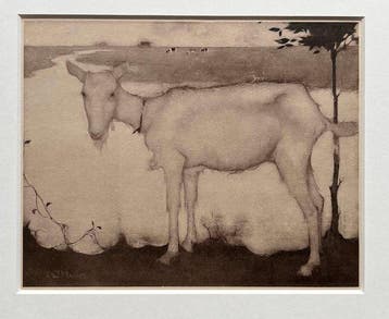 Jan Mankes (1889-1920) - Geit bij het Meer
