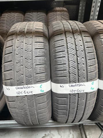 185-65-15 Vredestein ALL SEASON 6mm Incl Montage 185 65 15, Auto-onderdelen, Ophalen, Gebruikt, 15 inch, 185 mm