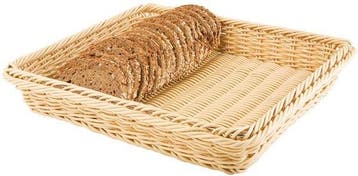 Brood mand licht bruin voor buffet | 6 formaten, Verzenden