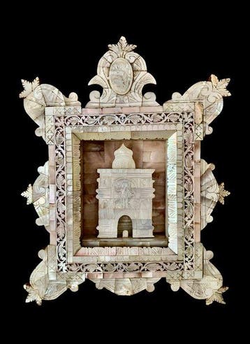 Religieus kader - Kunst van Jeruzalem - De Opstanding van, Antiek en Kunst